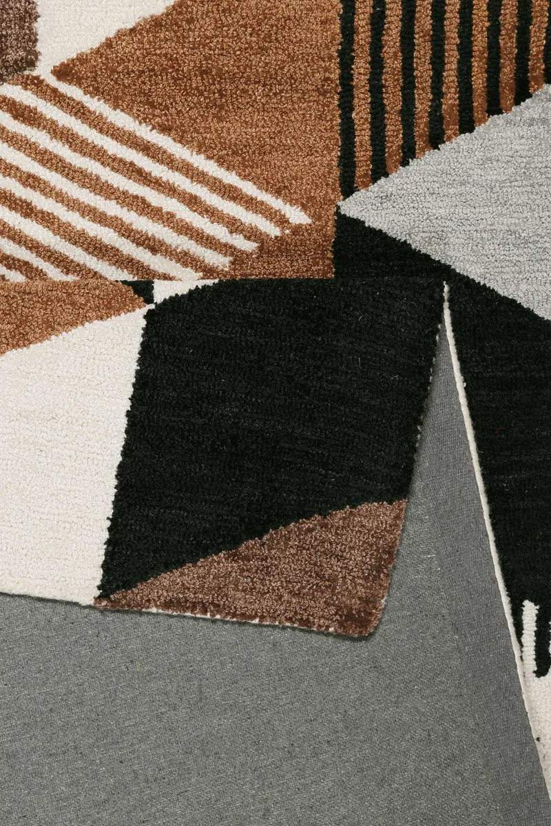 Esprit Kurzflor Teppich Braun "Uptown"