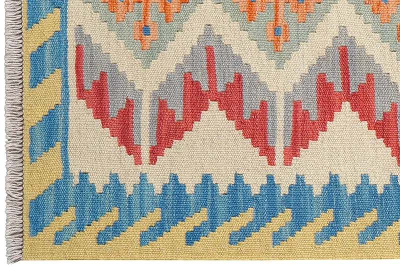 Kelim Gashgai · Handgewebt – Bunt, 123x82 cm