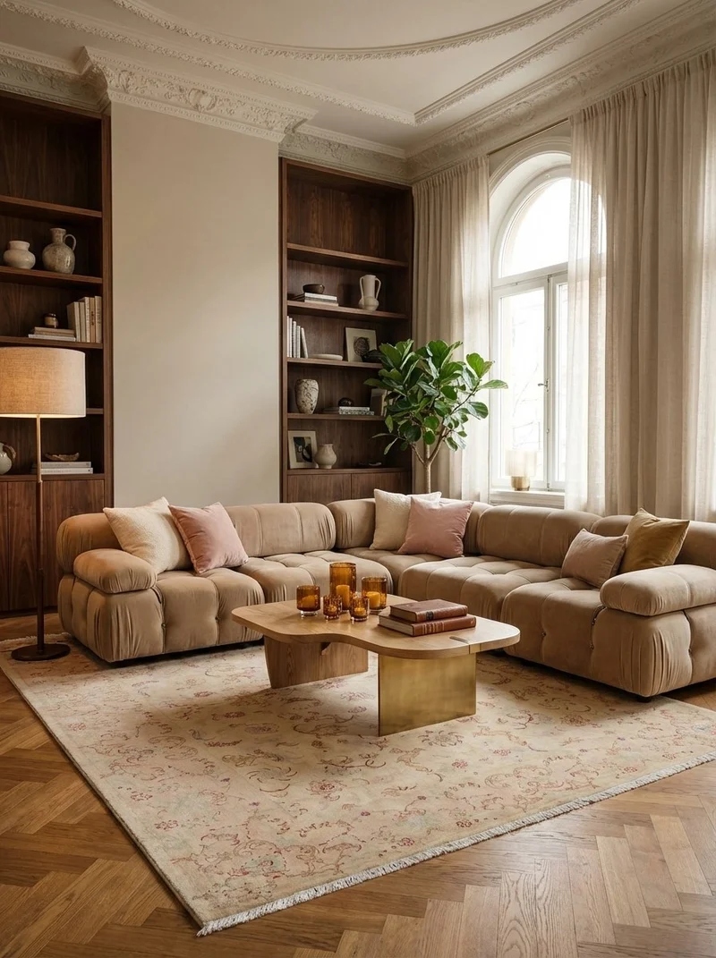 Tabriz 50 Raj · Handgeknüpft – Beige, 237x168 cm