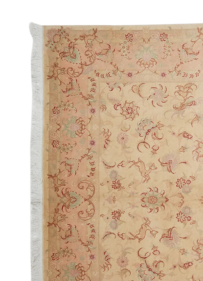 Tabriz 50 Raj · Handgeknüpft – Beige, 237x168 cm