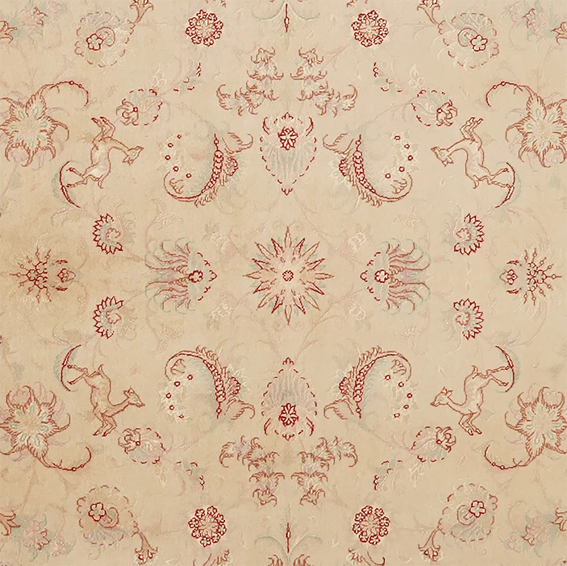 Tabriz 50 Raj · Handgeknüpft – Beige, 237x168 cm