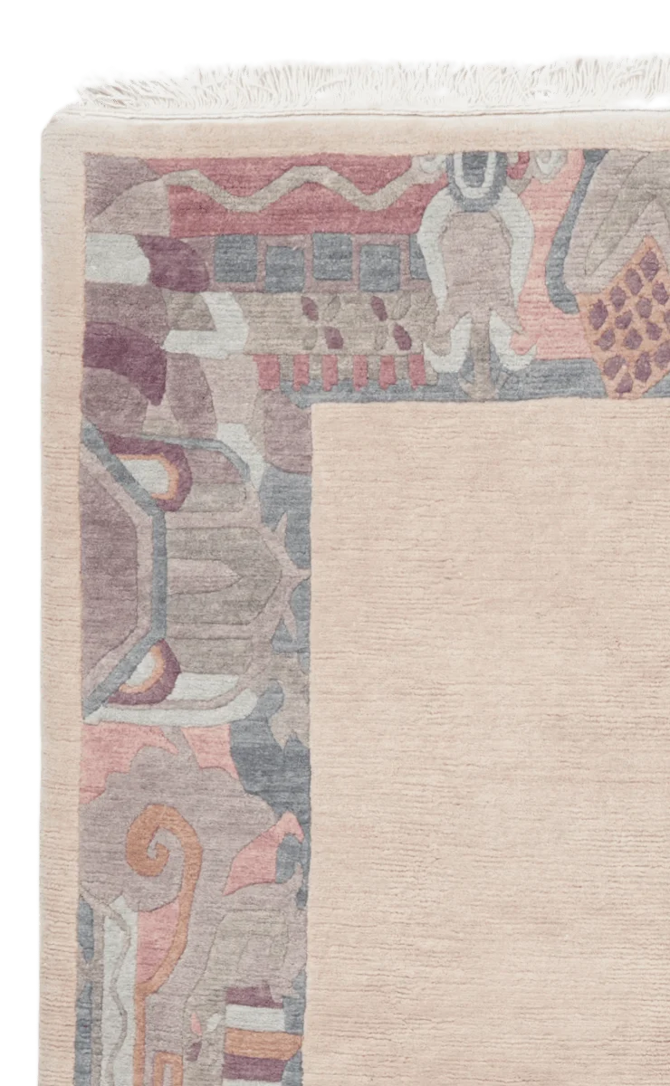 Nepal · Handgeknüpft – Beige, 222x172 cm