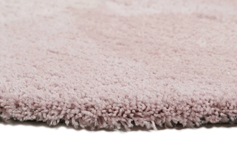 Esprit Teppich Rund Rosa Hochflor "Relaxx"