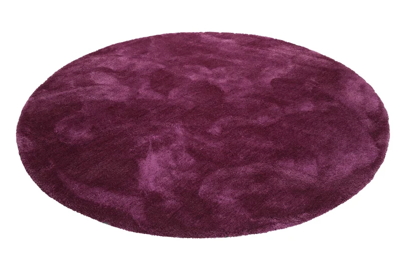 Esprit Teppich Rund Pink Violett Hochflor "Relaxx"