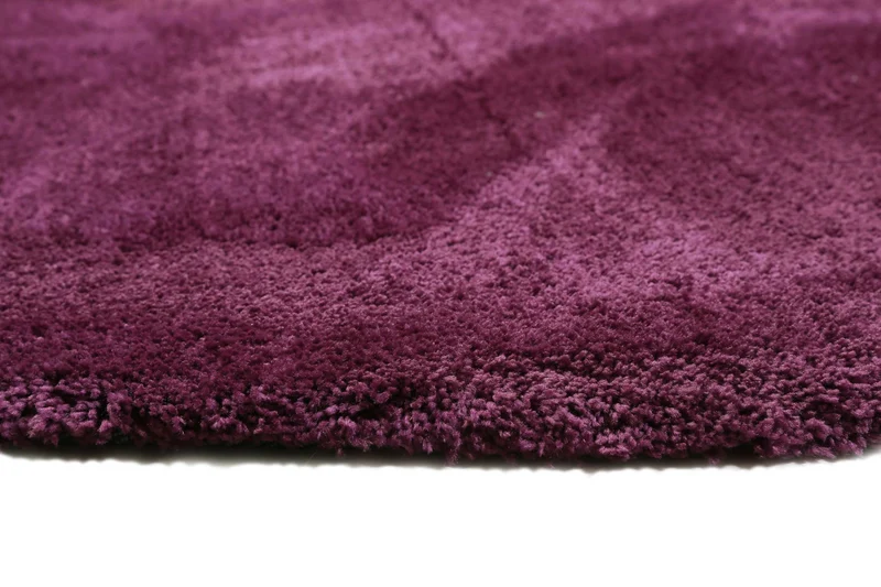 Esprit Teppich Rund Pink Violett Hochflor "Relaxx"
