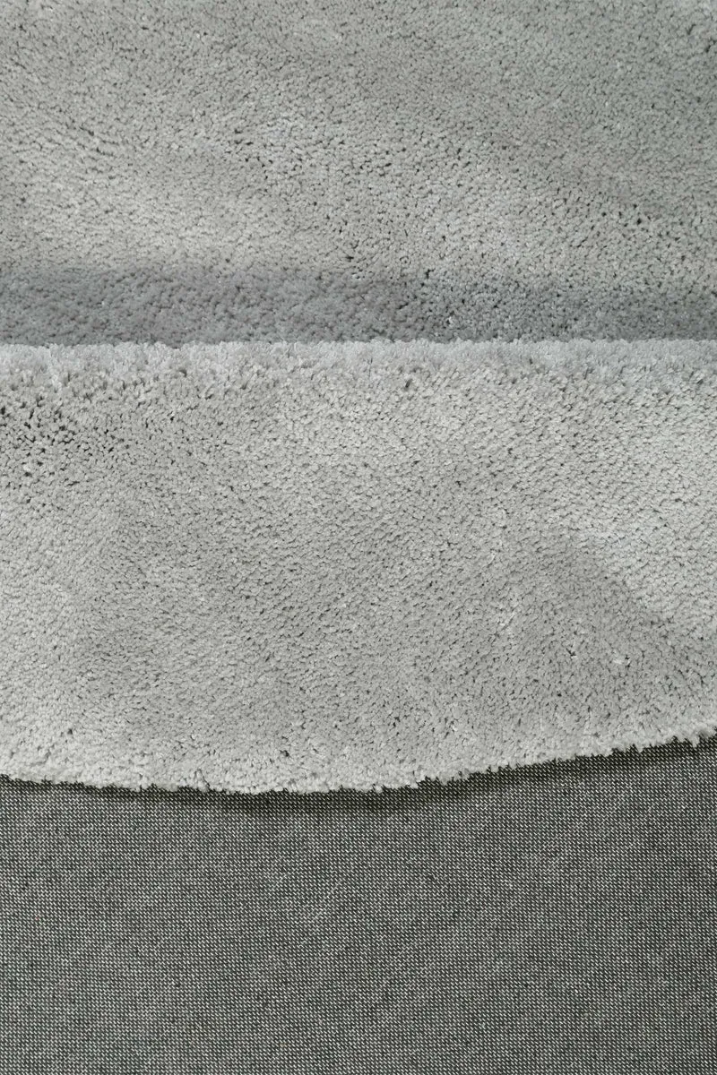 Esprit Teppich Rund Hellgrau Hochflor "Relaxx"