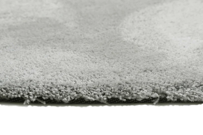 Esprit Teppich Rund Hellgrau Hochflor "Relaxx"