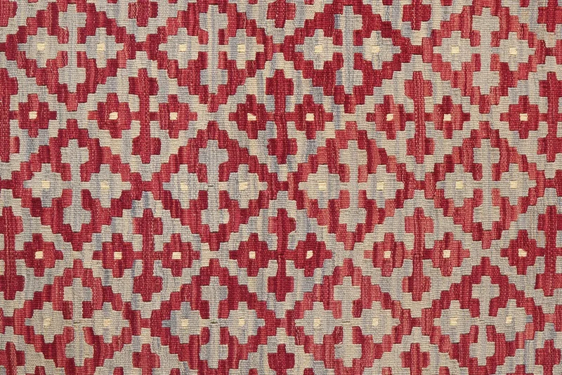 Kelim Gashgai · Handgewebt – Grau, 163x159 cm