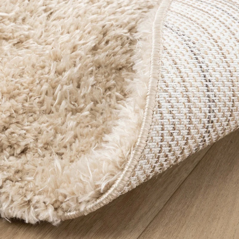 Shaggy Teppich Oval - Blaze Beige