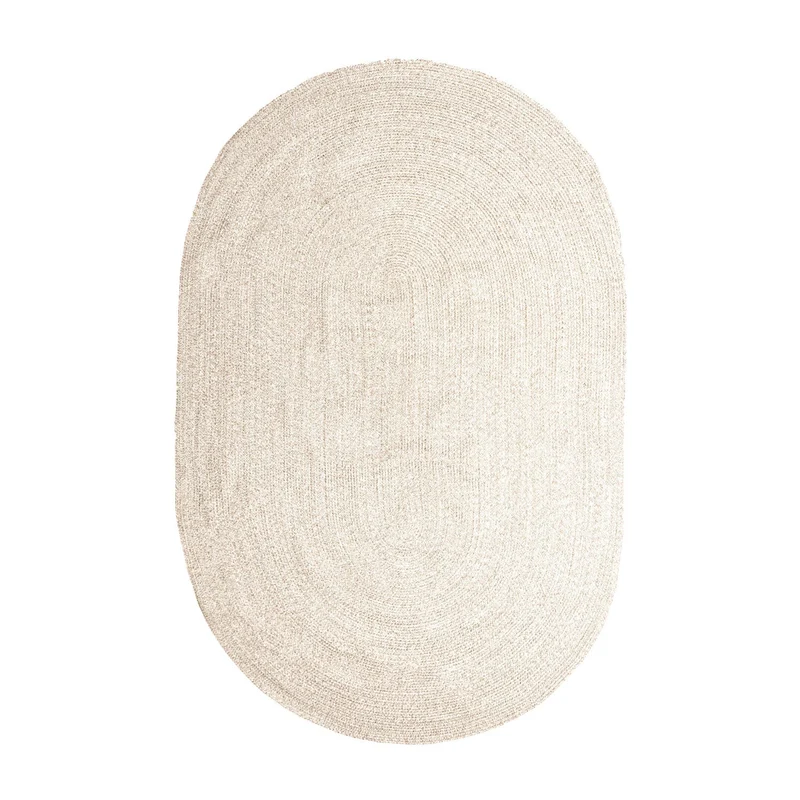 In- & Outdoor Jute Teppich Oval - Bali Beige
