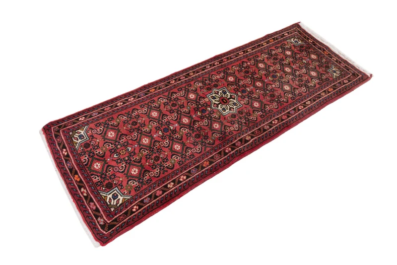 Läufer Perser - Nomadic - 80 x 200 cm - dunkelrot