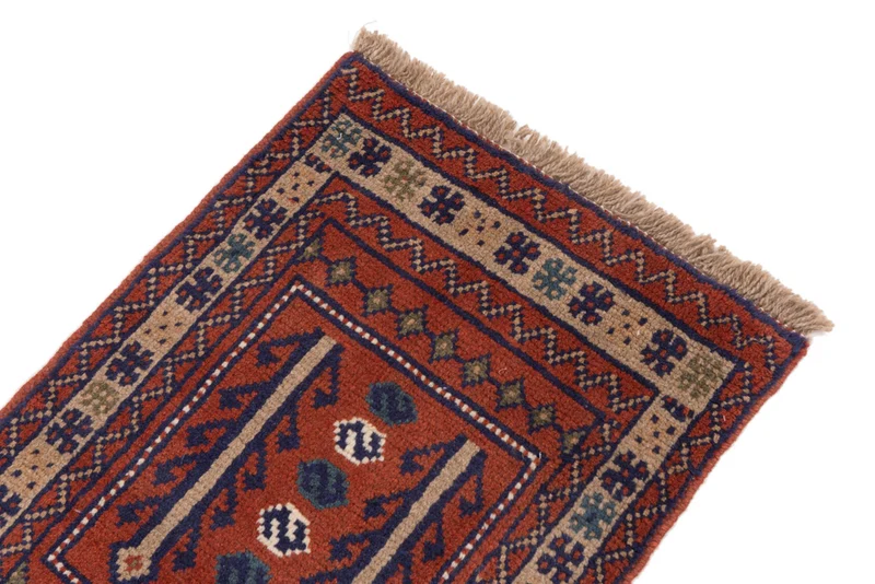 Läufer Perser - Nomadic - 60 x 195 cm - dunkelrot
