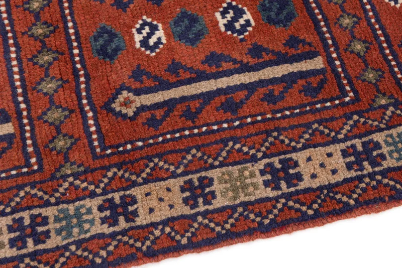 Läufer Perser - Nomadic - 60 x 195 cm - dunkelrot