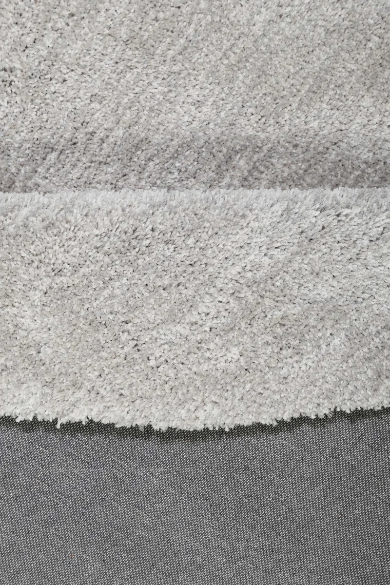 Esprit Teppich Rund Hellgrau Creme meliert Hochflor "Relaxx"