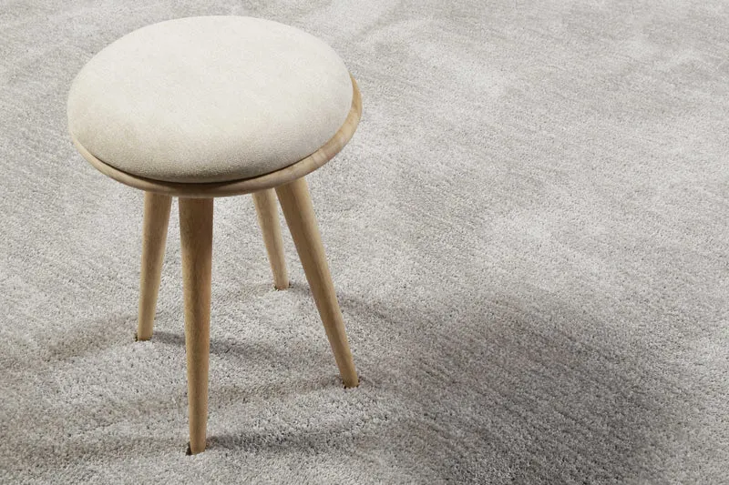 Esprit Teppich Rund Hellgrau Creme meliert Hochflor "Relaxx"