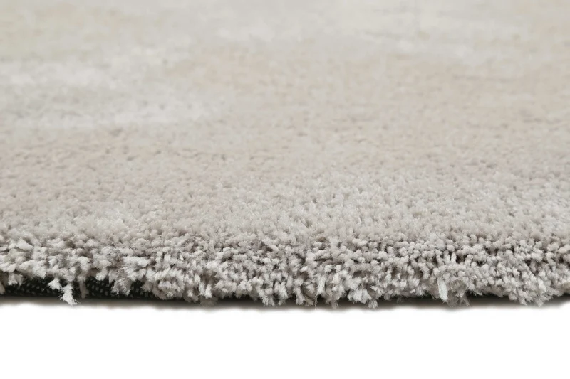 Esprit Teppich Rund Hellgrau Creme Hochflor "Relaxx"