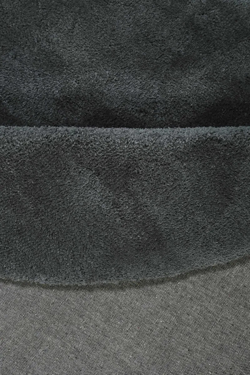 Esprit Teppich Rund Grün Anthrazit Hochflor "Relaxx"