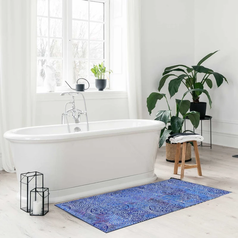 Badteppich Blau Vintage "Louis" WECONhome