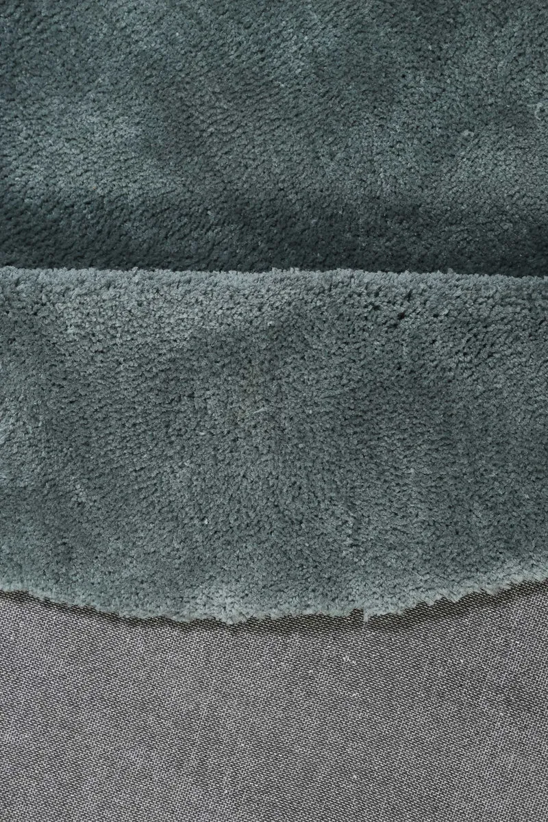 Esprit Teppich Rund Grau Grün Hochflor "Relaxx"
