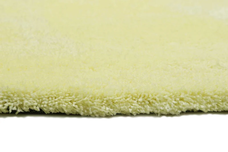Esprit Teppich Rund Gelb Hochflor "Relaxx"