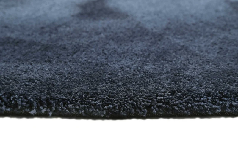 Esprit Teppich Rund Dunkelblau Hochflor "Relaxx"