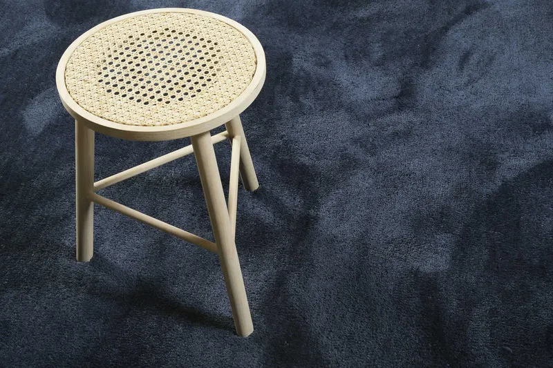 Esprit Teppich Rund Dunkelblau Hochflor "Relaxx"