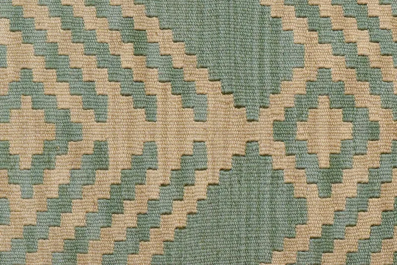 Kelim Gashgai · Handgewebt – Grün, 190x57 cm