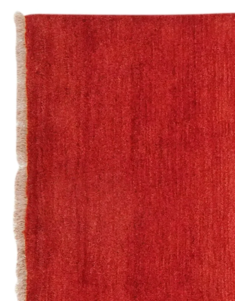Gabbeh · Handgeknüpft – Rot, 289x84 cm