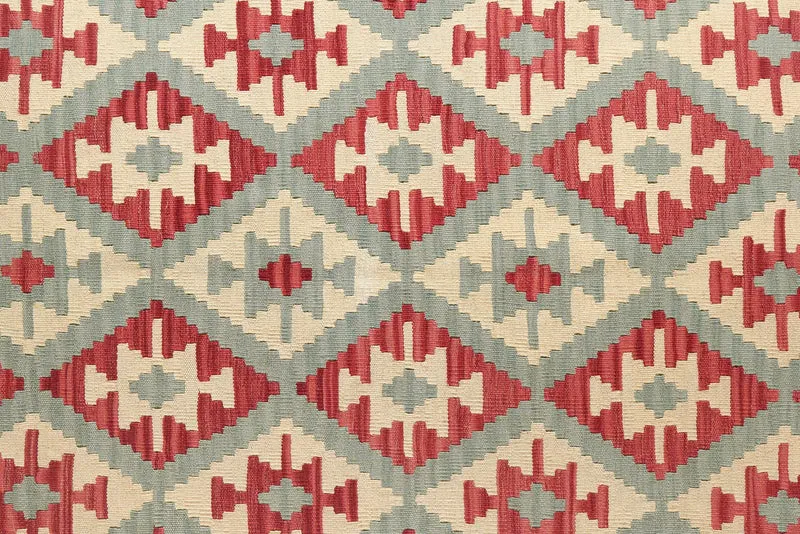 Kelim Gashgai · Handgewebt – Grün, 250x179 cm
