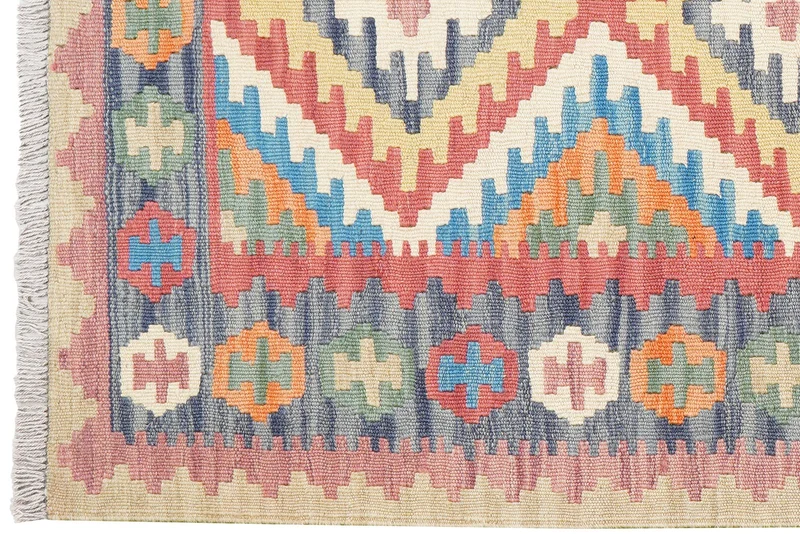 Kelim Gashgai · Handgewebt – Blau, 152x101 cm