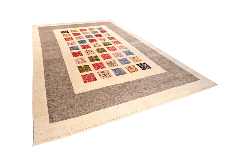 Rizbaf · Handgeknüpft – Beige, 399x296 cm