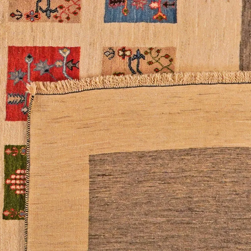 Rizbaf · Handgeknüpft – Beige, 399x296 cm