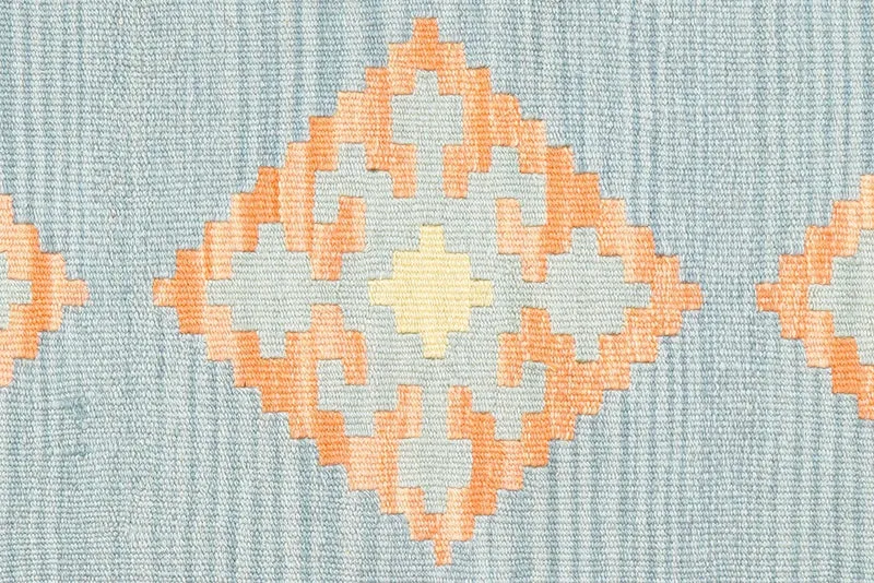 Kelim Gashgai · Handgewebt – Blau, 194x57 cm