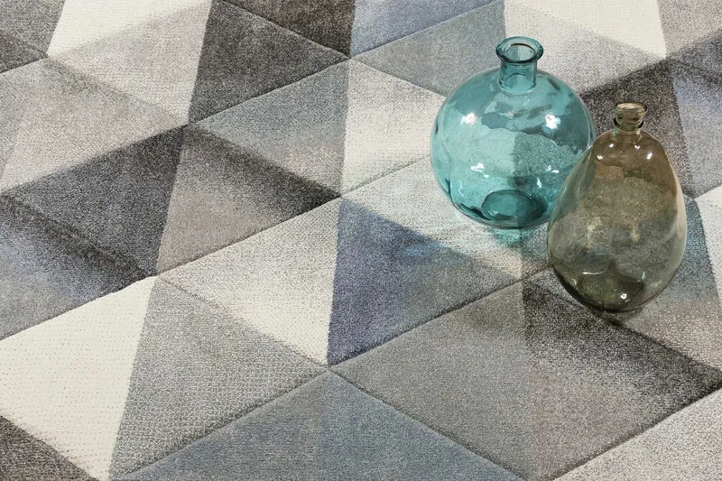 Teppich Grau Blau "Lighthouse" WECONhome