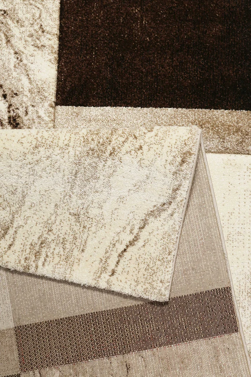 Teppich Kurzflor Beige Braun "Mirage" WECONhome