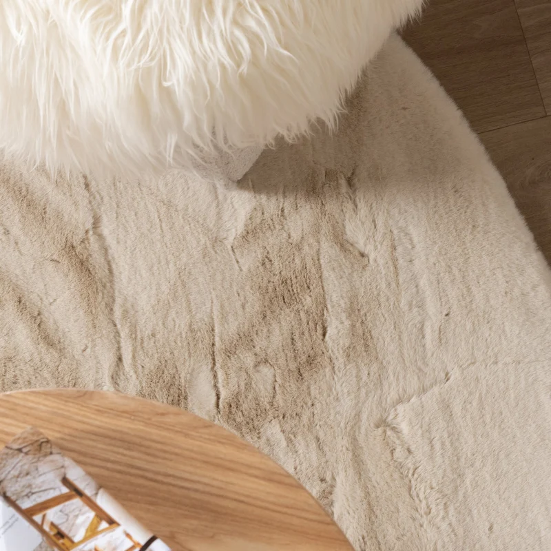 Hochflor Teppich Oval - Comfy Supreme Creme