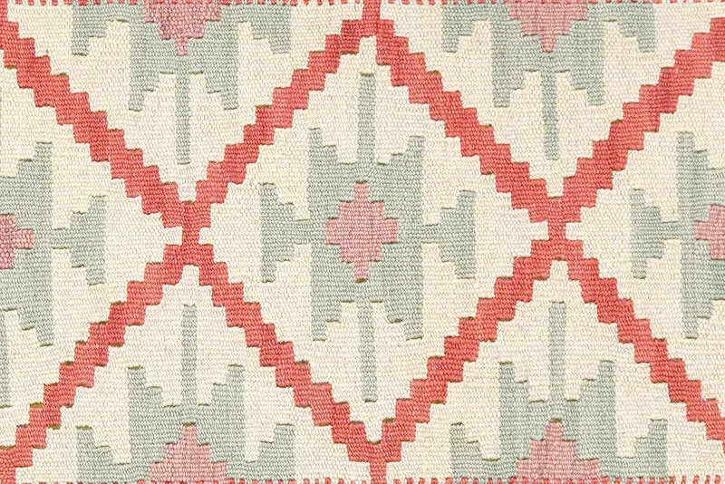 Kelim Gashgai · Handgewebt – Rot, 193x60 cm