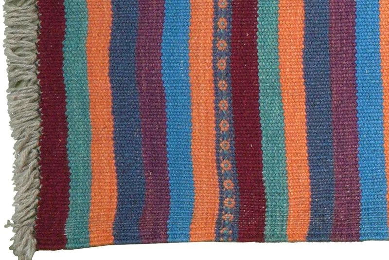 Kelim Gashgai · Handgewebt – Bunt, 197x60 cm