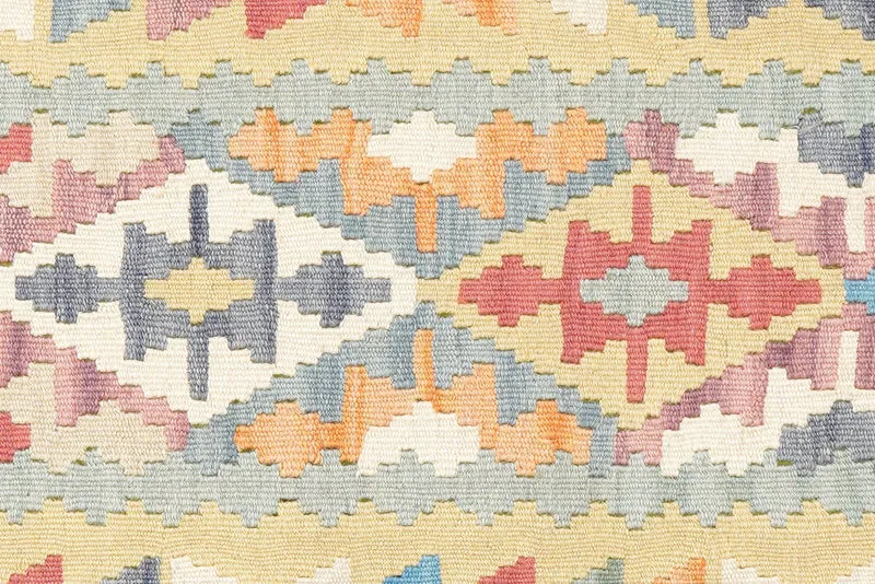 Kelim Gashgai · Handgewebt – Bunt, 242x83 cm