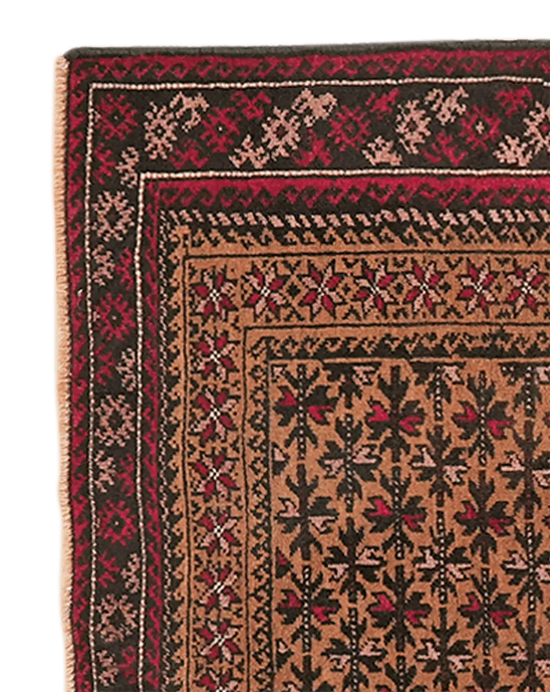 Belutch · Handgeknüpft – Braun, 112x82 cm