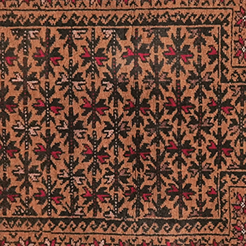 Belutch · Handgeknüpft – Braun, 112x82 cm