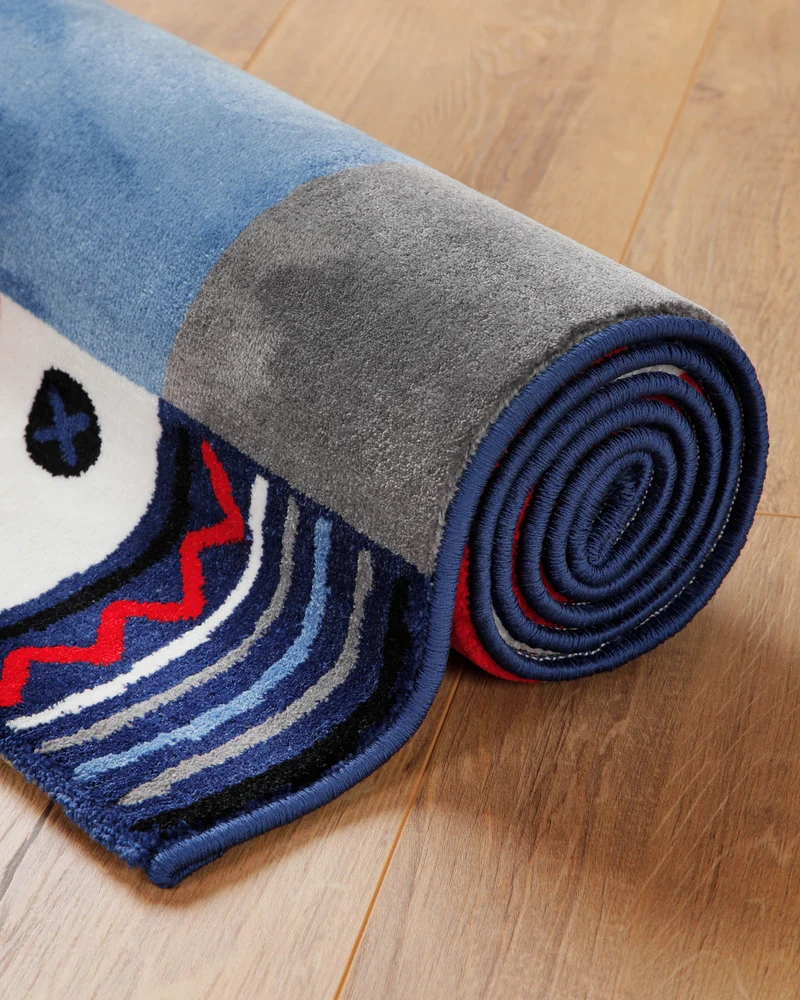 Kinderteppich Blau "Hand&Feet" WECONhome