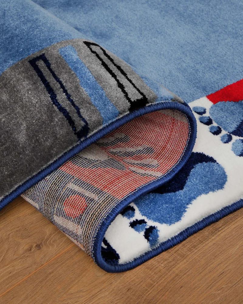 Kinderteppich Blau "Hand&Feet" WECONhome