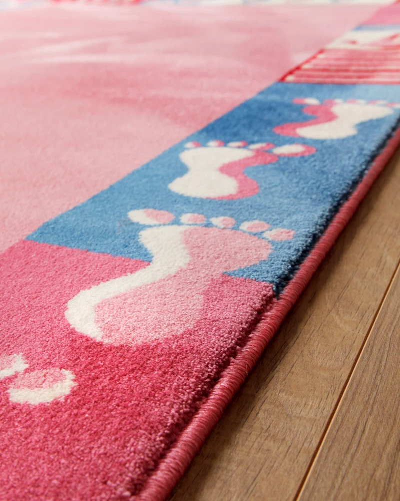 Kinderteppich Rosa Pink "Hand&Feet" WECONhome