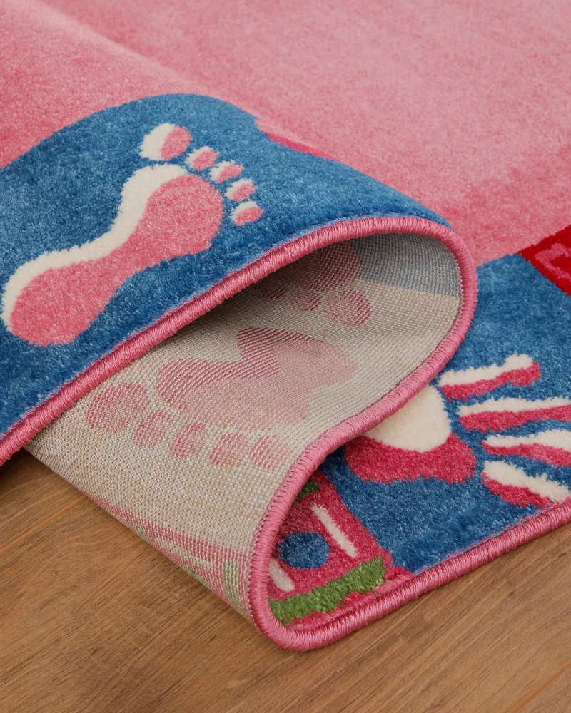 Kinderteppich Rosa Pink "Hand&Feet" WECONhome