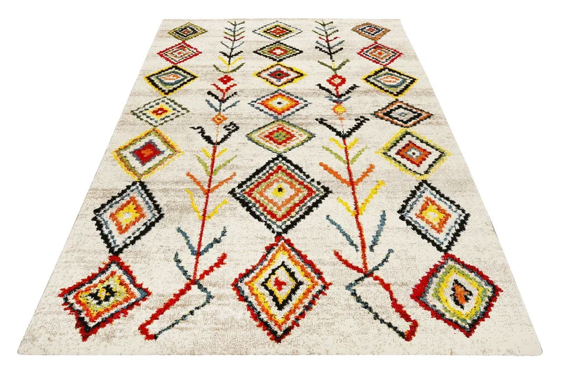 Teppich Beige Bunt Kurzflor "Medina & Colorful Marrakesh" WECONhome