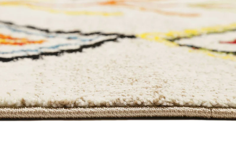 Teppich Beige Bunt Kurzflor "Medina & Colorful Marrakesh" WECONhome