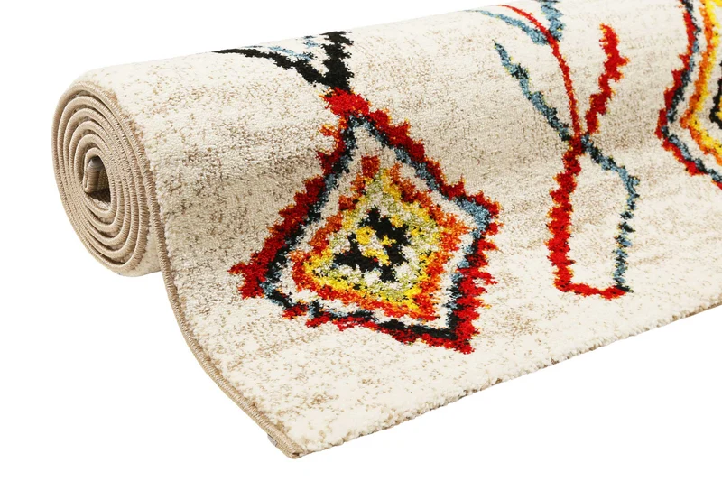 Teppich Beige Bunt Kurzflor "Medina & Colorful Marrakesh" WECONhome