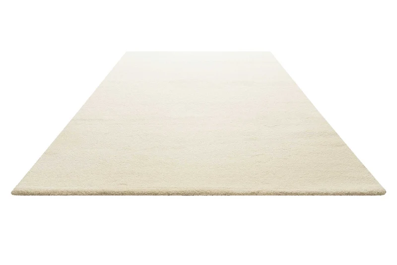 Teppich Creme Weiß Kurzflor "Lido" Homie Living