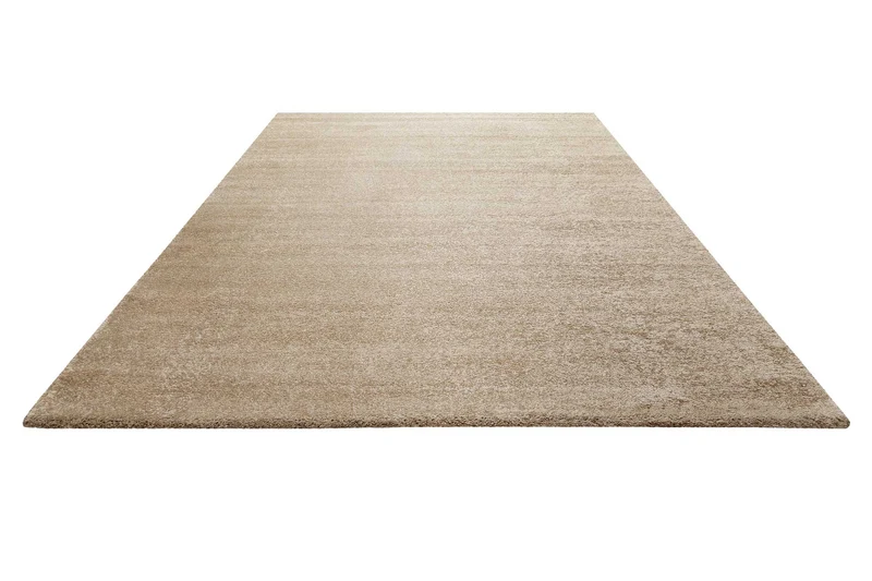 Teppich Sand Beige Kurzflor "Lido" Homie Living